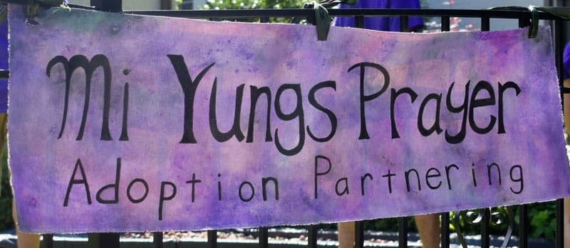 Mi Yungs Prayer Picnic Sign